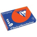 Ramette papier couleur A3  Clairefontaine Trophée 80g 500 feuilles  - Rouge cardinal