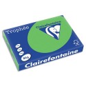 Ramette papier couleur A3  Clairefontaine Trophée 80g 500 feuilles  - Vert menthe