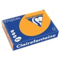 Ramette papier couleur A4 Clairefontaine Trophée 160g 250 feuilles  - Clémentine