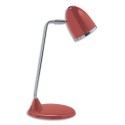MAUL Lampe Starlet fluorescente livrée avec ampoule bras métal chromé, hauteur 29 cm coloris rouge