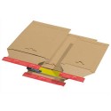 COLOMPAC Pochette d'expédition en carton brun A4+, format 24,5 x 34,5 cm, hauteur jusque 3 cm