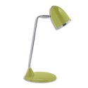 MAUL Lampe Starlet fluorescente livrée avec ampoule bras métal chromé, hauteur 29 cm coloris vert