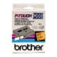 BROTHER TX-B51 (TXB51) Cassette Ruban TX Noir/Orange Fluo 24mmx15m TXB51